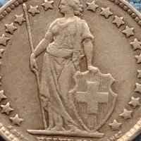 Сребърна монета 0.835 проба 1/2 франк1943г. Швейцарска Конфедерация 39654, снимка 9 - Нумизматика и бонистика - 42752391