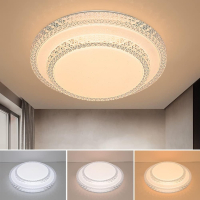LED таванно осветление, плафон с 2 комбинации сменяща се светлина, 40 см, снимка 1 - Лампи за таван - 44682882