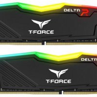 Памет TEAMGROUP T-Force Night Hawk RGB 3600MHz 64GB (4x16GB) DDR4  Цветна с масивни охладители , снимка 2 - RAM памет - 36664556