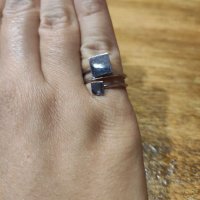 Сребърен пръстен (9), снимка 7 - Пръстени - 37268696