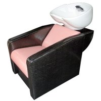 Комплект измивна колона и фризьорски стол в Розово и Черно, снимка 4 - Друго оборудване - 32136747