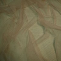 Плат италиански луксозен тюл телесен цвят, снимка 4 - Рокли - 35001978