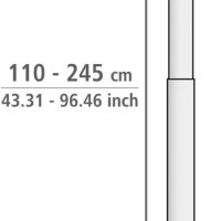 Телескопичен Корниз за Баня WENKO, 110-245см!, снимка 10 - Други стоки за дома - 42923974