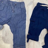Н&М 2бр нови панталони 12-18м, снимка 3 - Комплекти за бебе - 29476945
