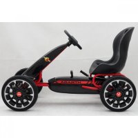 Картинг с меки гуми лицензиран модел ABARTH PEDAL GO KART, снимка 3 - Детски велосипеди, триколки и коли - 42747517