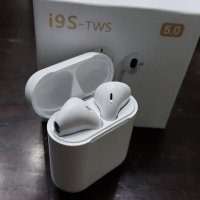 Безжични слушалки AirPods Twins i9s с PowerBank Case, 3D звук   Характеристики: С вградена Bluetooth, снимка 1 - Безжични слушалки - 31414954