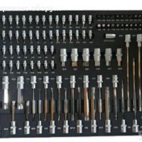 Количка с инструменти 7 чекмеджета метален капак KrafTWelle Здрава стоманена ламарина, снимка 5 - Други инструменти - 37143004