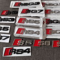 Емблема Ауди AUDI RS4, RS5,RS6,RS7, S8, снимка 1 - Аксесоари и консумативи - 32195771