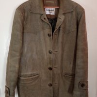 Продавам мъжко кожено сако, снимка 1 - Сака - 35423734