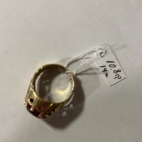 Златен пръстен с камък 14к / 10.8 гр., снимка 2 - Пръстени - 42853740
