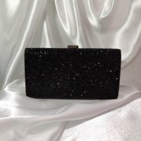 Вечерна дамска чанта с камъни 3 цвята, снимка 2 - Чанти - 21125468