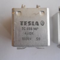 кондензатори TESLA - 2 и 4 мФ -160 в, снимка 1 - Друга електроника - 31208577