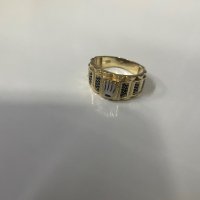 Златен пръстен 14 карата, снимка 2 - Пръстени - 42369100