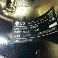 LG SB34S-F SPEAKER SYSTEM-ВНОС SWISS 0208221918L, снимка 18 - Тонколони - 37575551