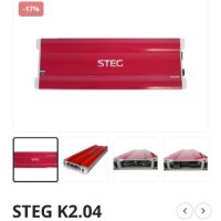 Усилвател 2 канален STEG K2.04 Red Limited Edition Class AB , снимка 13 - Ресийвъри, усилватели, смесителни пултове - 42928076