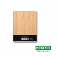 Дигитална кухненска везна KESPER, бамбук 20,3 x 15,3 x 1,7cm, Германия, снимка 5 - Електронни везни - 39893573