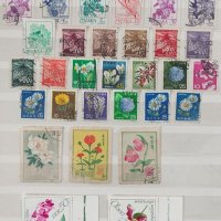 Пощенски марки/ цветя/ 130 бр., снимка 4 - Филателия - 40402859