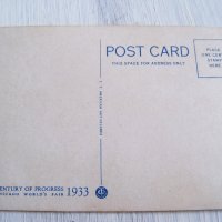 Стара пощенска картичка обществената библиотека в Чикаго, САЩ 1930г., снимка 3 - Филателия - 32064874