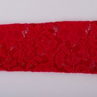 Червена рокля с дантела марка Creens - XL, снимка 6 - Рокли - 38778690