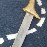Ловен нож рог, снимка 1 - Антикварни и старинни предмети - 39615192