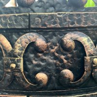 Голям старинен полилей кандилабър от нач. на 20-ти век от ковано желязо!, снимка 3 - Антикварни и старинни предмети - 38535103