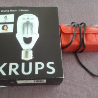 Качулка за изсушаване на коса  Krups + електрически ролки за къдрици, снимка 1 - Други - 37290131
