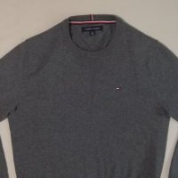 Tommy Hilfiger оригинален пуловер XS памучен пуловер блуза, снимка 2 - Пуловери - 34292777