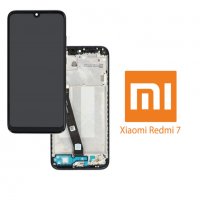Нов 100% Оригинален LCD Дисплей за Xiaomi Redmi 7 + тъч скрийн +рамка Service pack, снимка 1 - Резервни части за телефони - 31587182