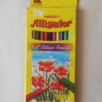 Цветни моливи Faber-Castell, Alligator, 12 цвята - само по телефон!, снимка 1 - Ученически пособия, канцеларски материали - 36543288