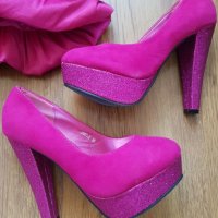 НОВИ обувки цвят фуксия № 36, снимка 2 - Дамски елегантни обувки - 36731393