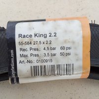 Продавам колела внос от Германия НОВИ гуми CONTINENTAL RACE KING 27,5, снимка 8 - Части за велосипеди - 30467738