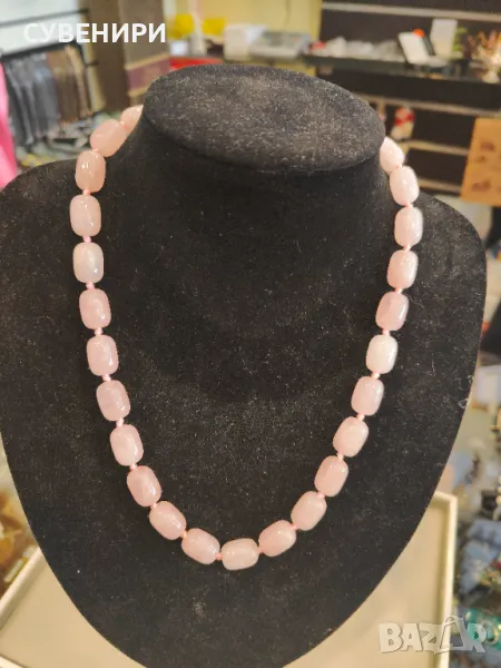 Колие розов кварц , снимка 1