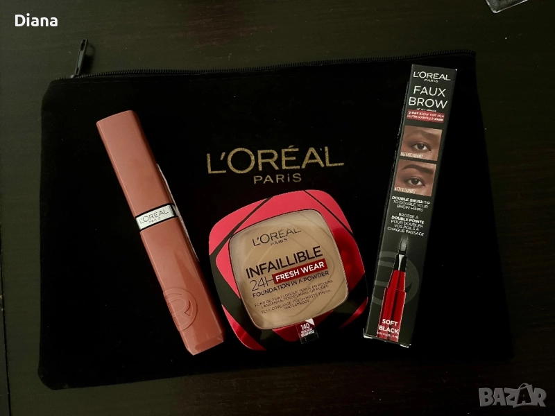 Грим продукти L’Oreal с несесер, снимка 1