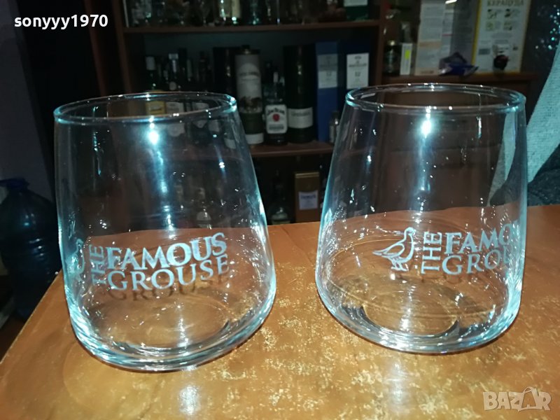 THE FAMOUS GROUSE 2 ЧАШИ ЗА УИСКИ 0903231937, снимка 1