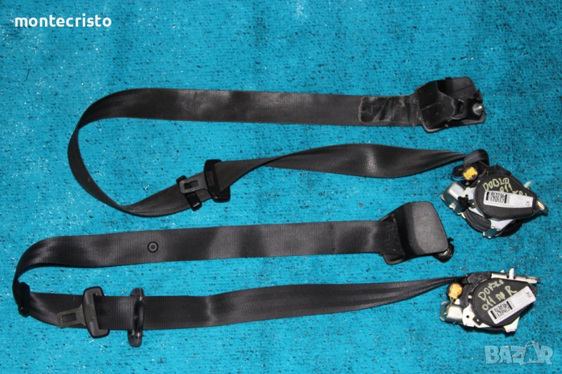 Преден колан Fiat Doblo (2010-2015г.) предни колани ляв / десен / 735504159 / 735498050, снимка 1