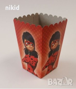 Калинката и Черния котарак малка Парти кутия за дребни лакомства пуканки и др, снимка 1