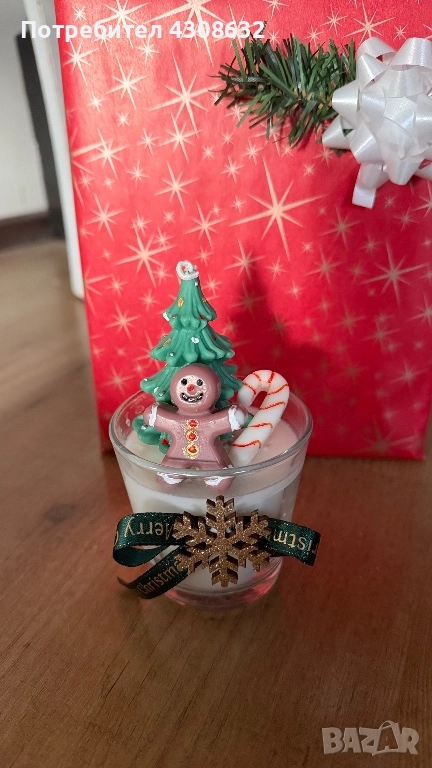 Коледна свещ, снимка 1