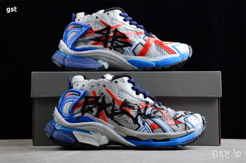 Редки Уникални Balenciaga Runner Multicolour Graffiti Унисекс мъжки дамски , снимка 1