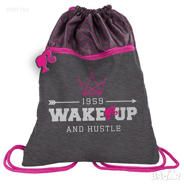 Торба за спорт Premium Barbie Wake Up Paso 5903162072005, снимка 1
