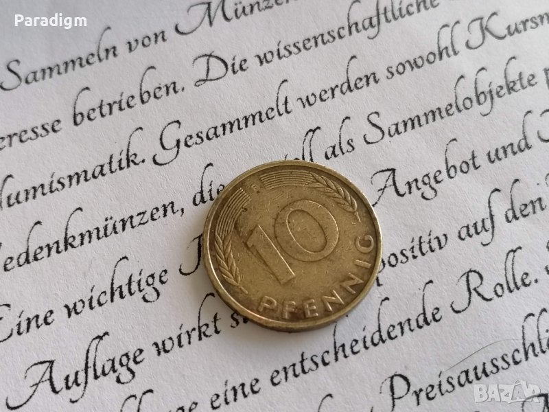 Монета - Германия - 10 пфенига | 1981г.; серия F, снимка 1