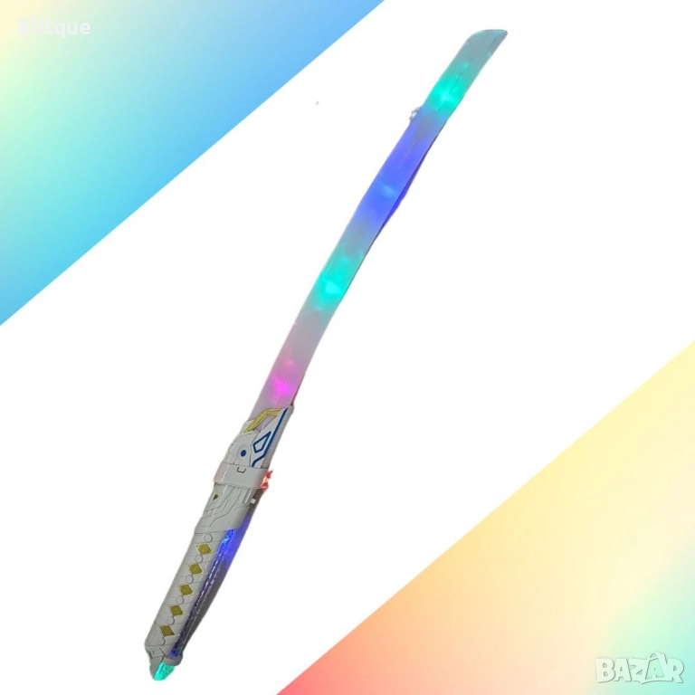 Детски светещ LED меч със звукови ефекти , снимка 1