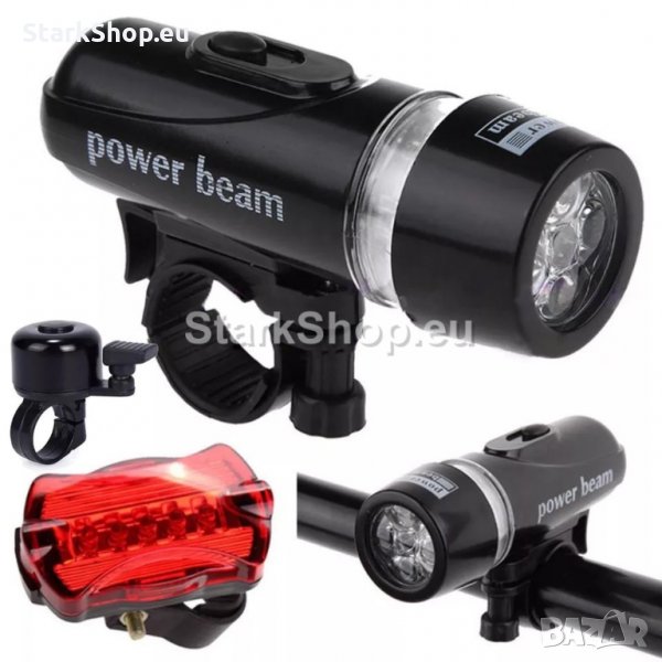  LED ФАР И СТОП ЗА КОЛЕЛО, ТРОТИНЕТКА, снимка 1