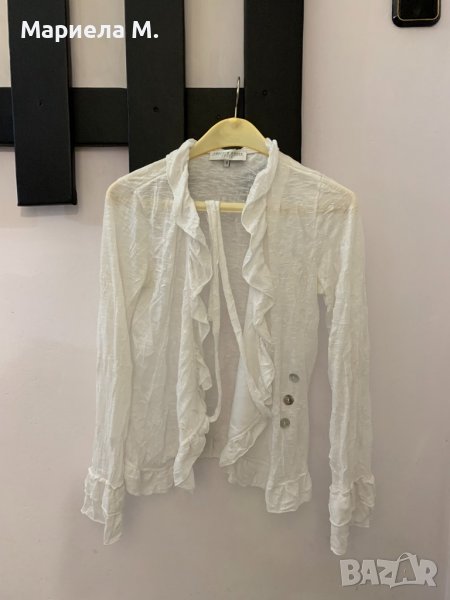 Дамска жилетка, фин памук, S, като нова, снимка 1