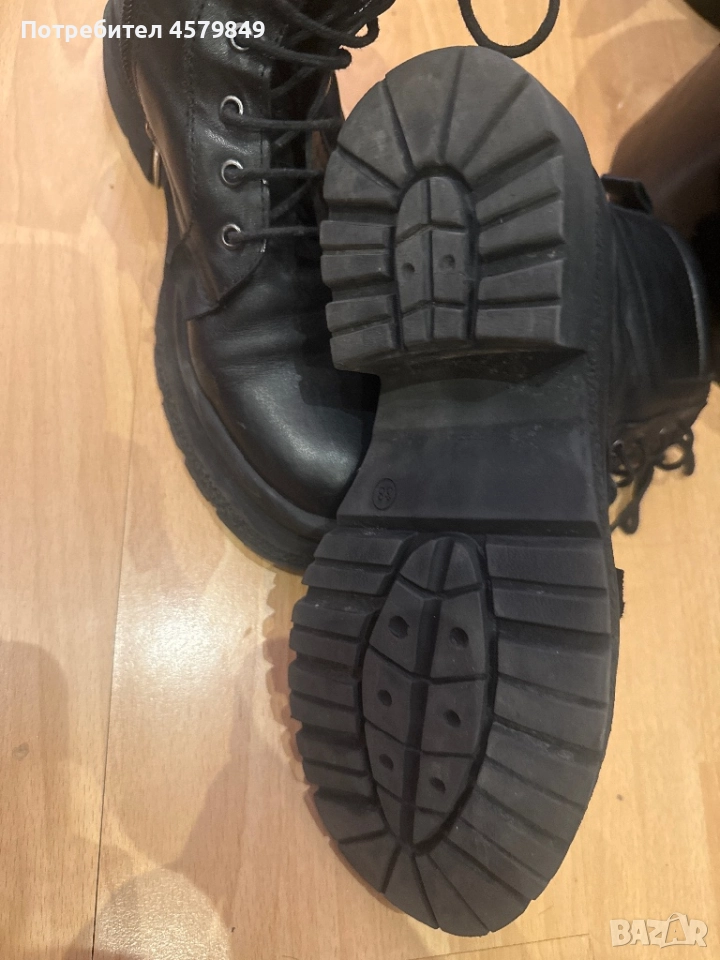 Боти ест . кожа 38 номер, снимка 1