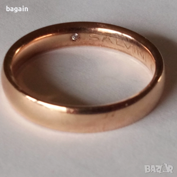 Сребърен позлатен Марков пръстен., снимка 1