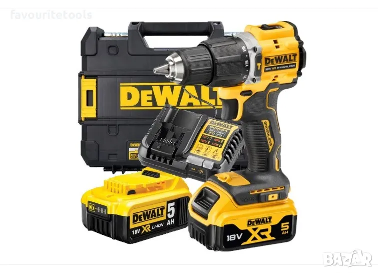 Акумулаторен ударен винтоверт Dewalt DCD100YP2T, 18V, 68Nm, 5Ah, снимка 1