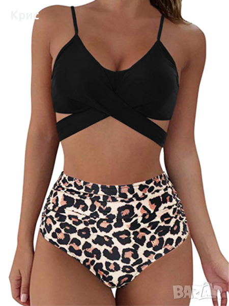 Дамски бански костюм от две части, размер XL, снимка 1