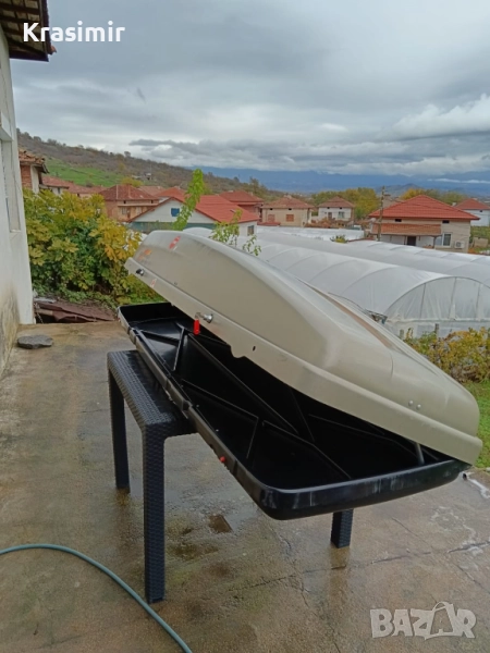 Багажник Кутия Автобокс за автомобил Kamei Starbox 470 Made in Germany, снимка 1