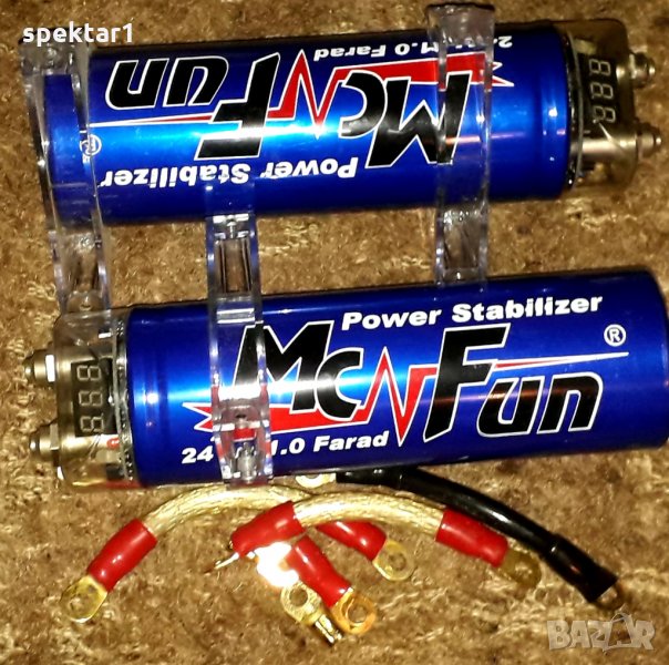 1F фарад  конденрзатори кондензатор за автомобил на 24 волта, снимка 1