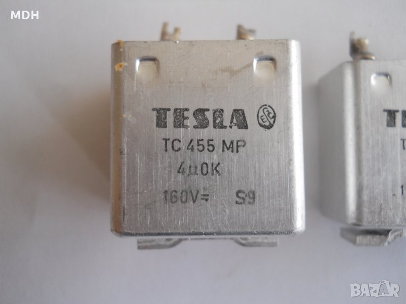 кондензатори TESLA - 2 и 4 мФ -160 в, снимка 1